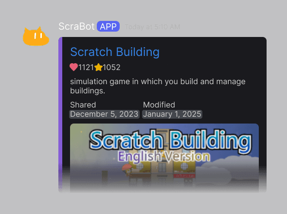 ScraBot app screen